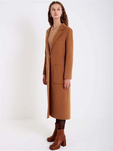 zara cappotto sfiancato misto lana